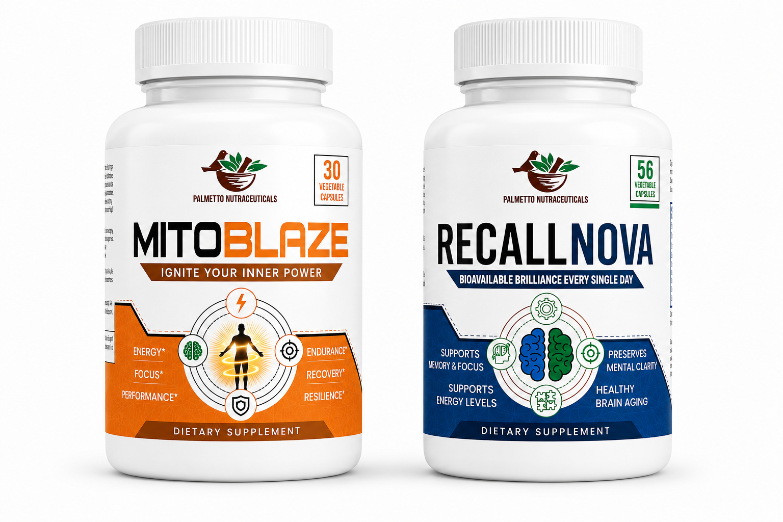 Palmetto Nutraceuticals — MitoBlaze and RecallNova
