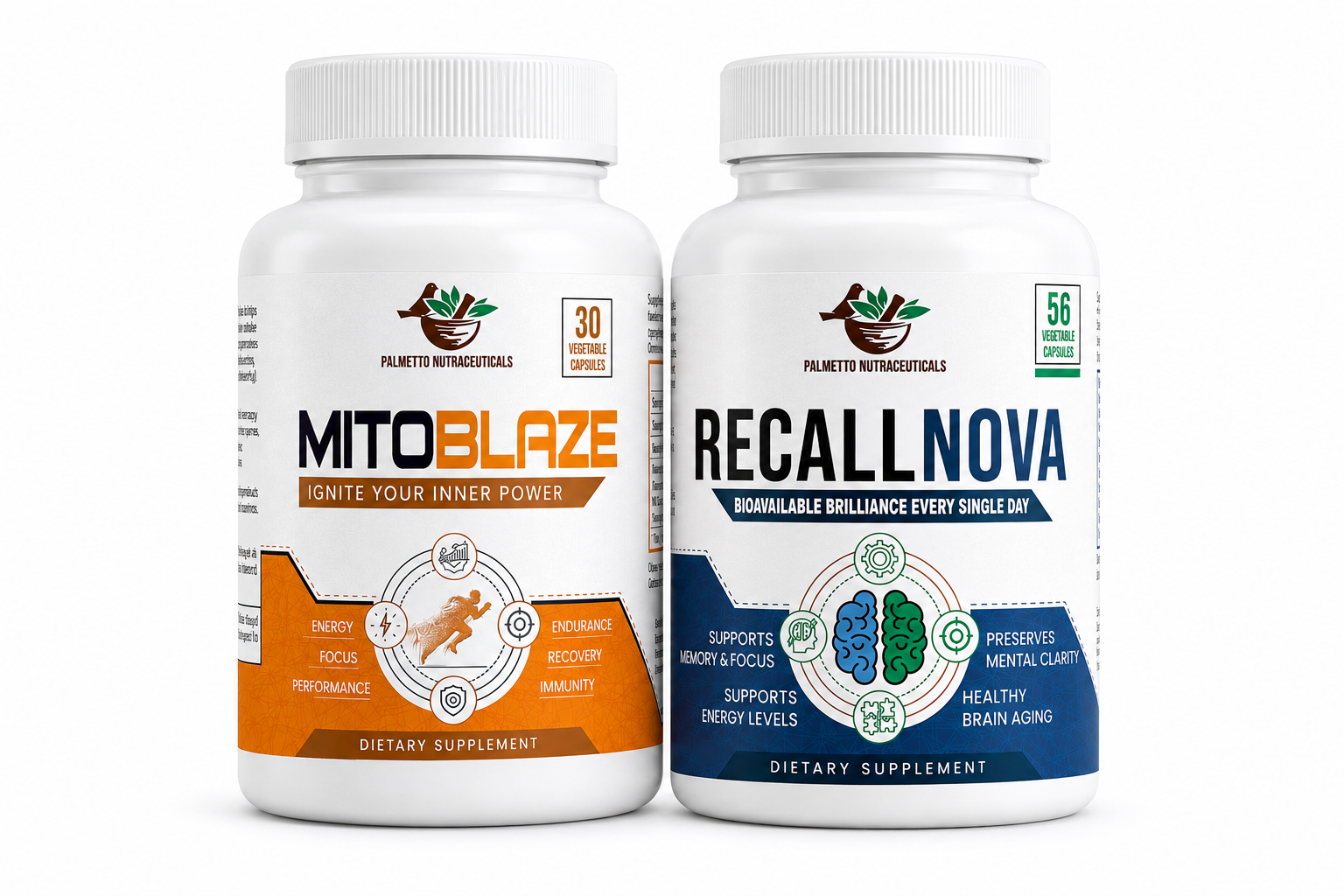 MitoBlaze and RecallNova — complete stack bundle